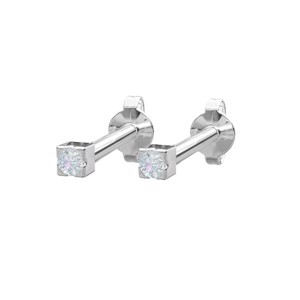 Piercing smykke Pierce52 sølv ørestik med zirkonia 30251380900